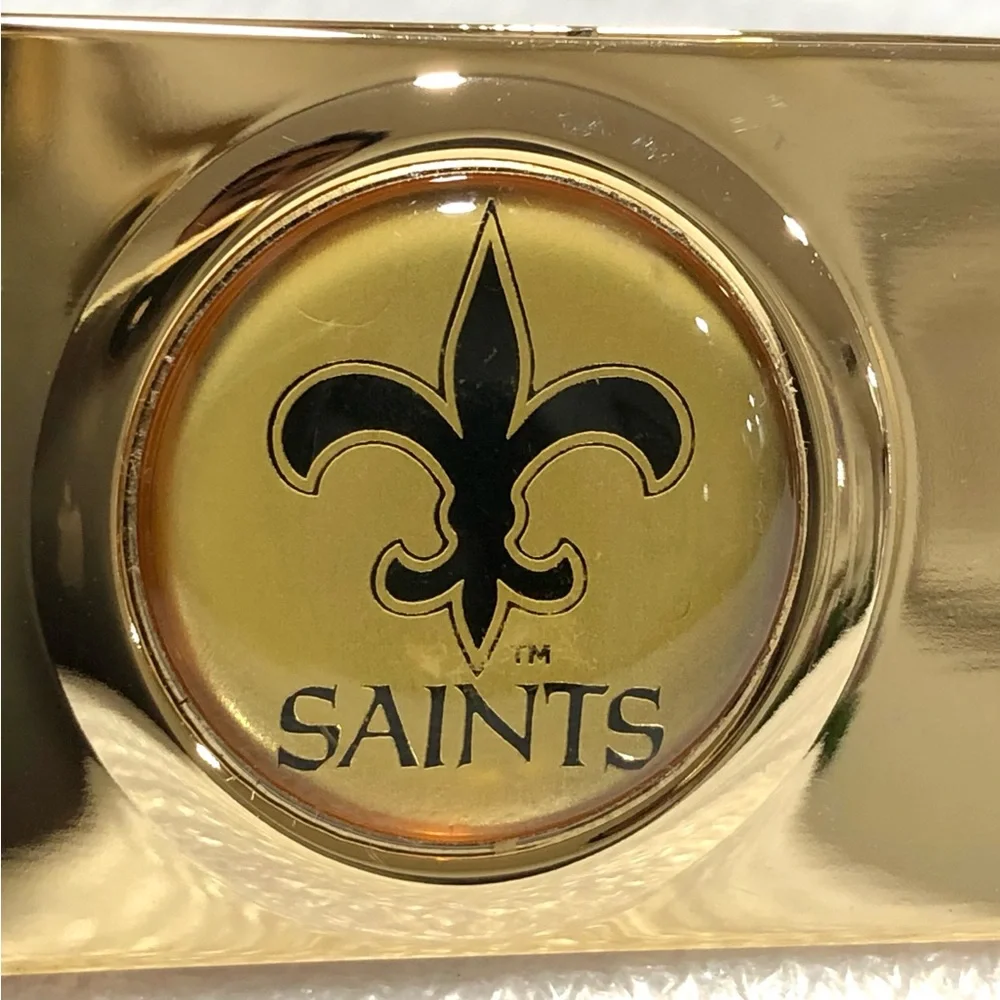 Saints Gold Money Clip